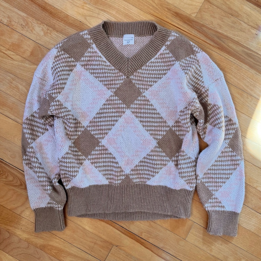 Abercrombie Kids Argyle Sweater - 13/14